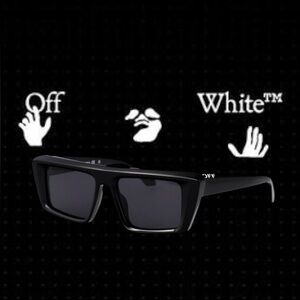 Off—White Solid-Color Wayfarer Sunglasses HARTFORD